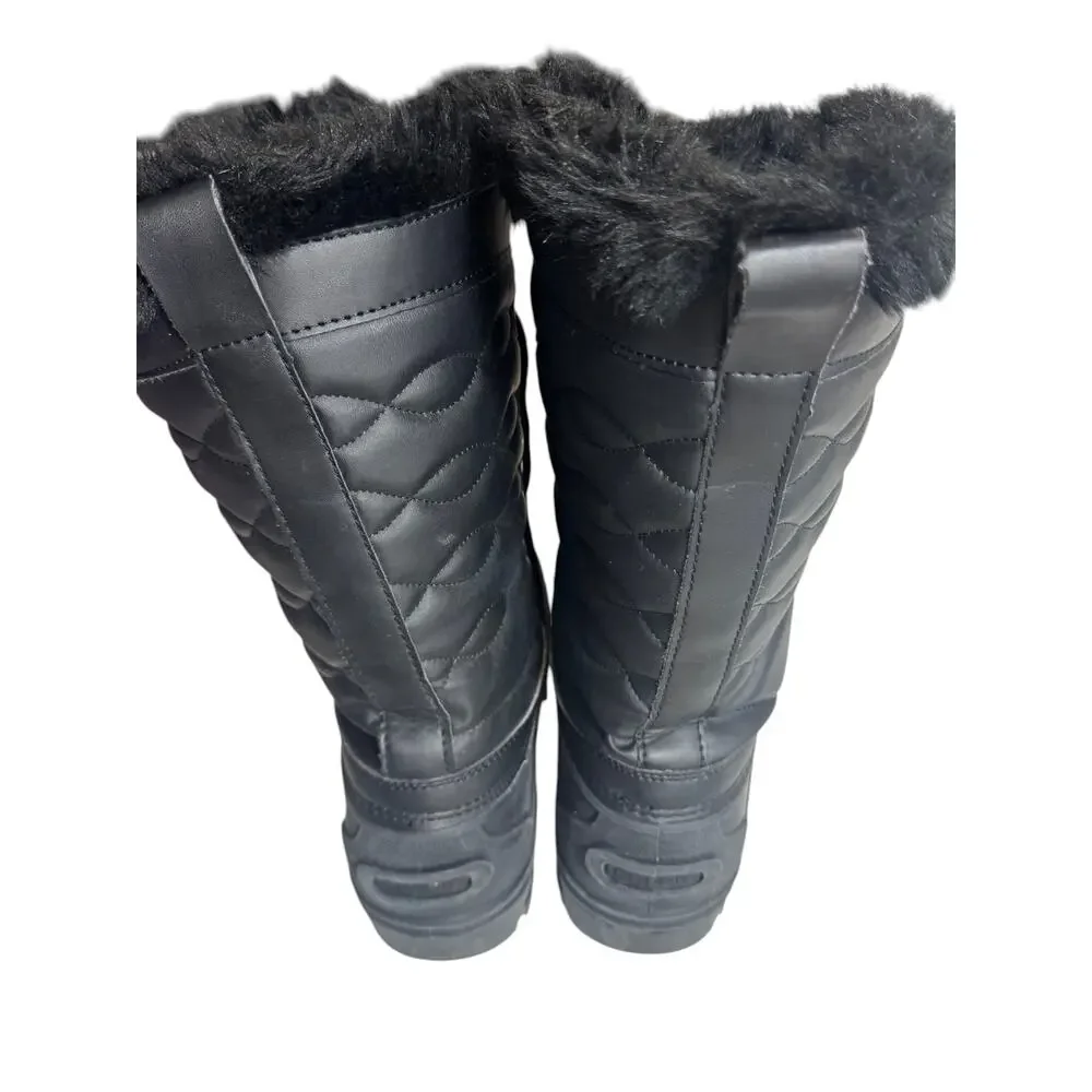 Polar Snow Knee Boots Womens 40 EUR Black Waterproof Tactical Mountain Walking
